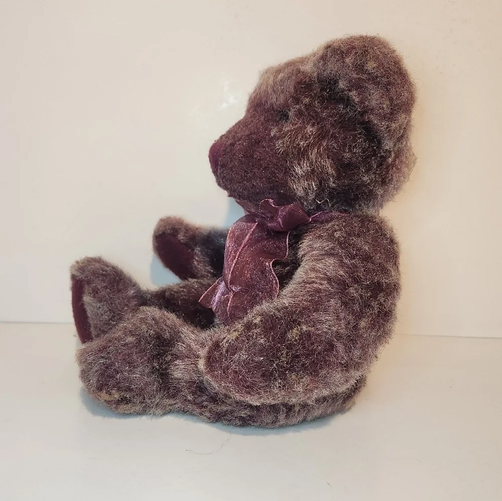 8” Vintage Russ Berrie Boysenberry Purple Bear stuffed animal